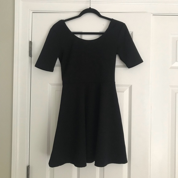 Black a line mini dress - Picture 1 of 2